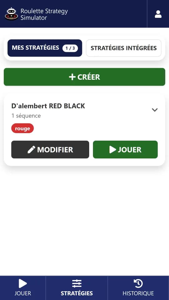 Liste des stratégies de roulette du joueur